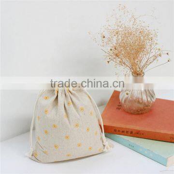 Cheap Linen Fabric Pouch,Linen Cosmetic Bags Wholesale photo-6