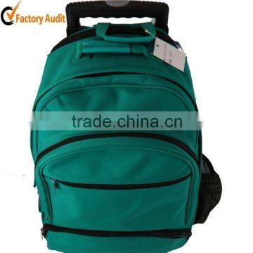 Waterproof luggage backpack trolley