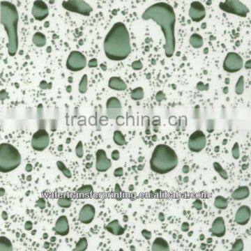 water transfer printing film waterdrop pattern GW7502, width 100cm