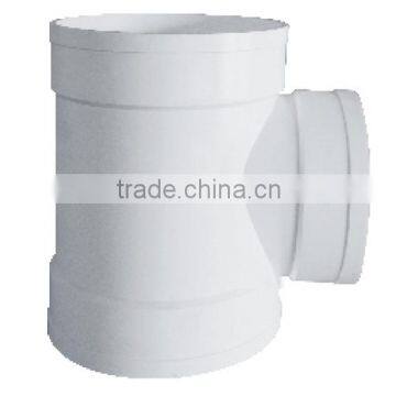 Reducing Sanitary Tee PVC-U Drainage Pipe Fittings/pvc Sanitary Pipes Fittings
