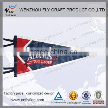 Plastic felt pennant