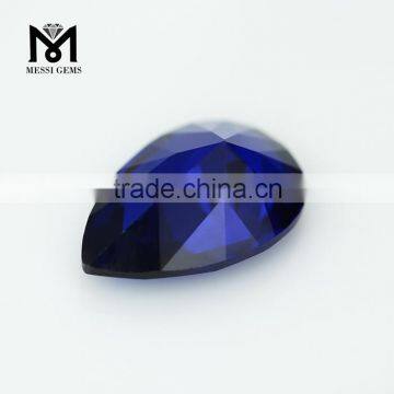 Wholesale Factory Price Pear Machine Cut 113# Loose Bule Spinel Gemstone photo-5