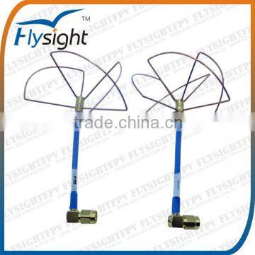 C253 FPV omnidirectional cloverleaf antenna 2.4ghz for 2.4ghz FPV TX RX