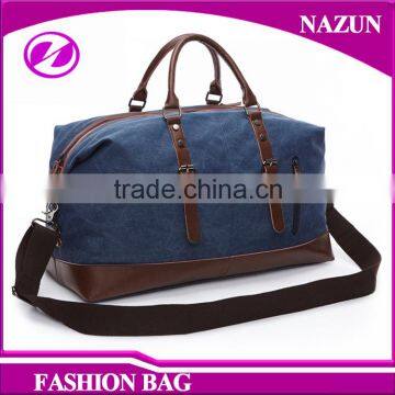 custom fashion design factory China vintage travelling canvas duffel bag