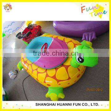2015 Wholesale Water Motorized Electric Kids Bumper Boat With Turtle Tube Price photo-5