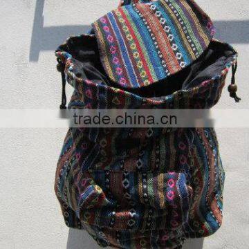 Classic aztec school bag ethnic rucksack for native american