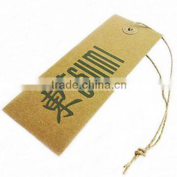 Brown Silk Screen Printed Thin Kraft Tag