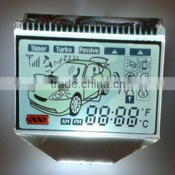 silk screen FSTN car alarm LCD