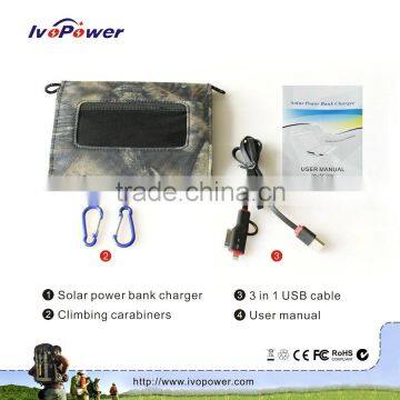 Multi-function Mobile Solar Charger With Built-in Solar Power Bank, 100% Waterproof Solar Charger For Cell photo-2