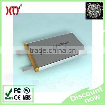 XTY855085 Rechargeable lithium polymer battery 3.7V 3800mah