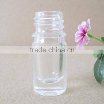 Transparent white essence oil bottle