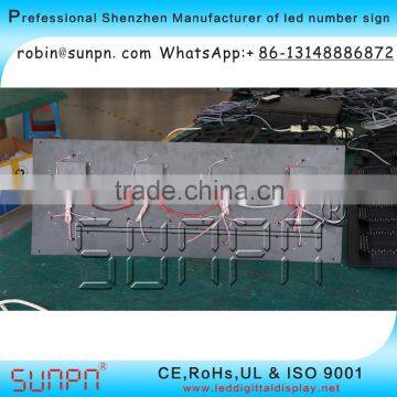 Thailand Led Gas Price Sign Changer 8.8.8.8 10 Inch R/G/Y/W Color photo-6