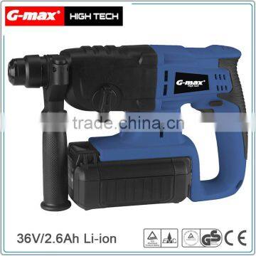 G-max 36V 2.0J Cordless Rotary Hammer Drill GT13072