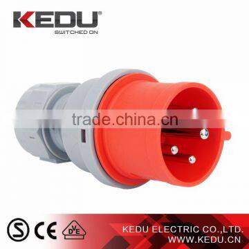 KEDU 16A 400V IP44 Industrial Plug & Socket With CE,SEMKO Certificated