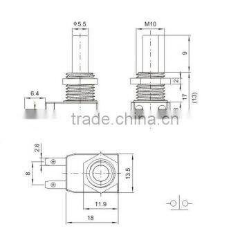 PUSH BUTTON SWITCH/2A 250V/4A 125V(CZ805-048) SWITCH,IP40 1A 250V AC 16mm CQC CE Illuminated Switch photo-4