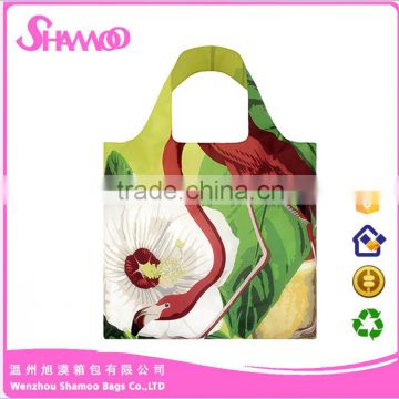 Fashional 210D polyester folding shopping bag recycle bag