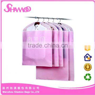 Designed customized garment bags zipper foldable nonwoven suit cover