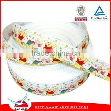 2015 Promotional Printed Ribbon Winnie Bear Ribbon for Gift Packing