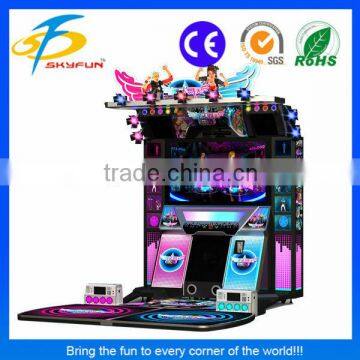 electronic 55 inch Kinect Dancing coin operated dancing game machine