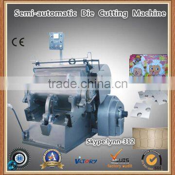 2014 High Quality CE Standard Die Creasing and Cutting Machine,manual die cutting press machine