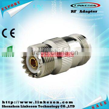 RF coaxial N female to UHF female straight adapter connector