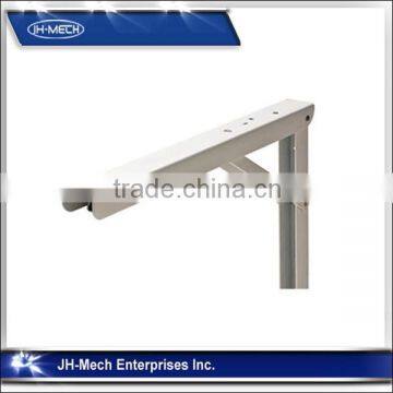 air conditioner metal bracket on the wall