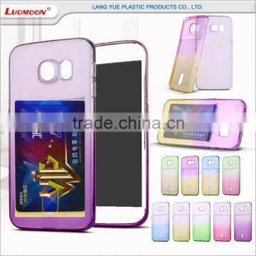 with card bag phone case for huawei ascend g u fusion 5520 6609 8652 activa