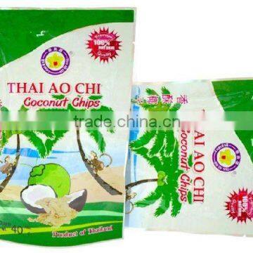 Dehydrated coconut chips by Thai Ao Chi Fruits !!