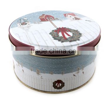 food grade round cookie tin wholesale