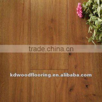 Wire brushed smoked multi-layer oiled oak wood floors