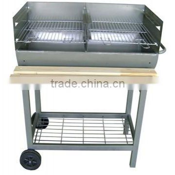 Easily Assembled Feature and Porcelain Enameled Finishing BBQ Grill