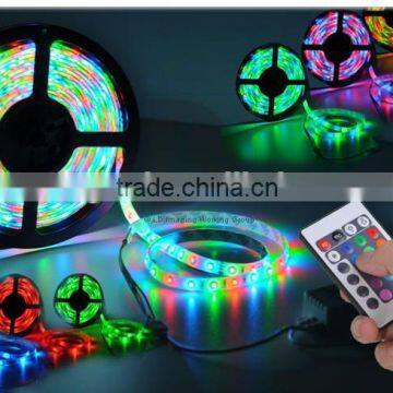 Waterproof power flexible led strip light 3528 RGB 220v rgb led strip