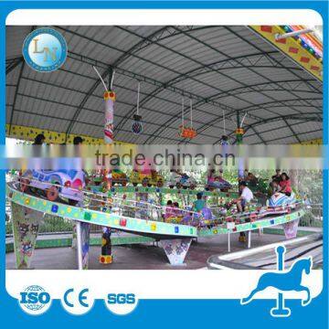 2016 New Train Games! Lino Kids Amusement Park Track Train Mini Shuttle Train for Sale