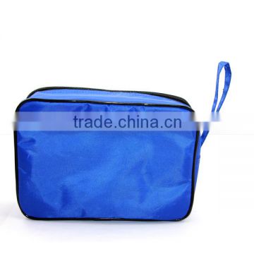 Big size blue canvas zipper case for emod and efest battery carrying bag