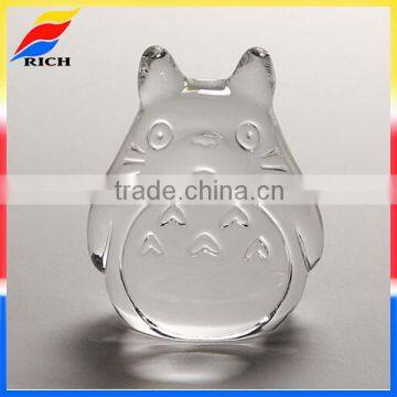 Lovely totoro blank glass paperweight