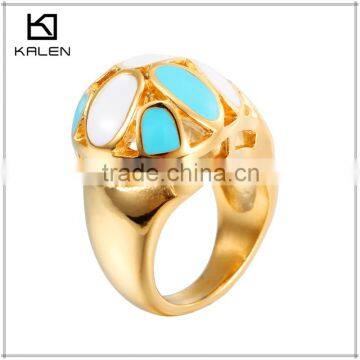 Wholesale Saudi 18kg Gold Jewelry Ring Made in China photo-3