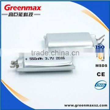 602035 350mah lithium polymer battery 3.7v