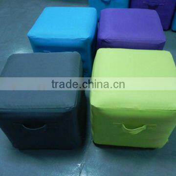 inflatable stool ottoman product with nylon cover