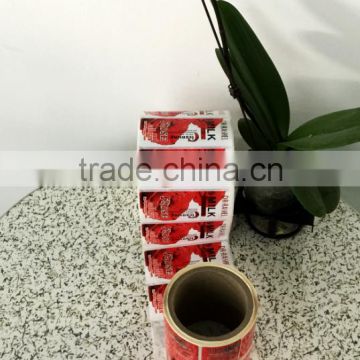 Guangzhou manufacturer wholesale serial number labels self-adhesive label