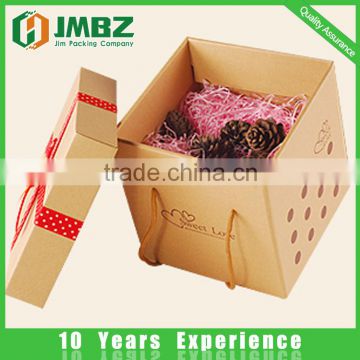 Alibaba wholesale luxury customized corrugated cardboard git packaging box