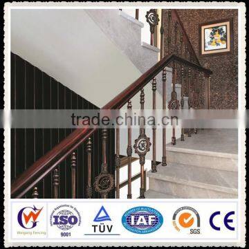 Removable stainless steel and iron outdoor stair railing