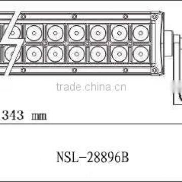 High Quality 288 watt 42 inch LED lights bar 12v offroad auto 288w led working light for car