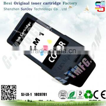 remanufactured INK cartridge 18C0781 for Lexmark 1