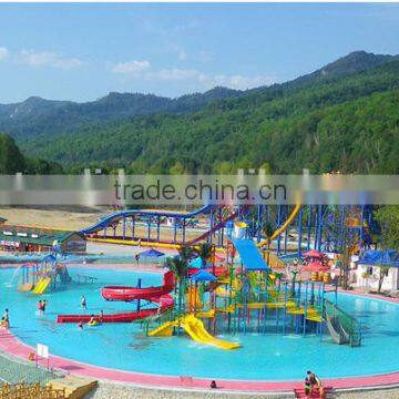 2016 Outdoor Playground Equipment Fiberglass Water Park Slide