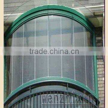 curved frame balcony windows