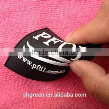 Customized Diving Uniform Rubber Patch,clothes PVC Rubber Label