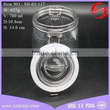 Different Volume Clip Top Glass Jars With Hinged Lids photo-4