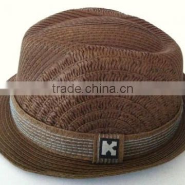 Wholesale fashion fedora hats for men with band