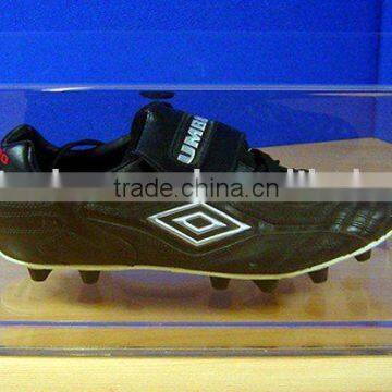 Modern Acrylic Single Football Boot Display Case