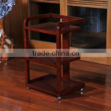 Top grade beauty wood salon trolley of slaon furniture BG-H